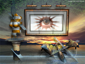 Tranquility of Deceptive Journeys - 3d graphic design artwork free fantasy art gallery