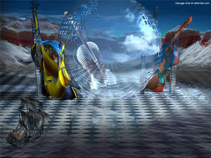 Lost Beauty of Disharmony - 3d studio max fantasy art modern surrealist