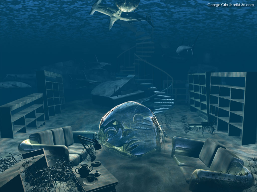 Modern Surrealism Fantasy Art 3D Pictures: George Grie 3d wallpaper